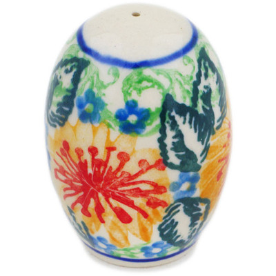 Polish Pottery Pepper Shaker 2&quot; Marigold Chain UNIKAT