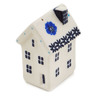 Polish Pottery Pepper Shaker 2&quot; Sharp Flower Lineup