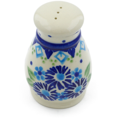 Polish Pottery Pepper Shaker 3&quot; Aster Patches