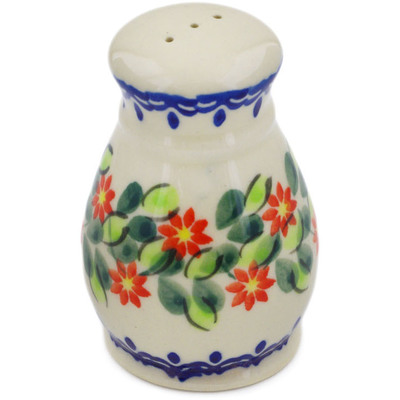 Polish Pottery Pepper Shaker 3&quot; Elegant Garland