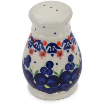 Polish Pottery Pepper Shaker 3&quot; Passion Poppy