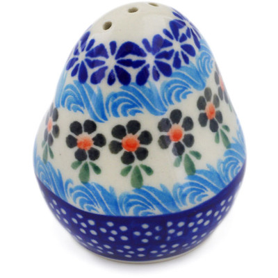 Polish Pottery Pepper Shaker 3&quot; Spring Country Trip