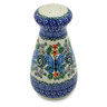 Polish Pottery Pepper Shaker 6&quot; Blue Butterfly Brigade UNIKAT