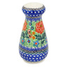 Polish Pottery Pepper Shaker 6&quot; Bold Carnation UNIKAT