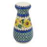 Polish Pottery Pepper Shaker 6&quot; Sunflowers At Sunset UNIKAT