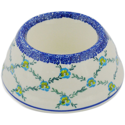 Polish Pottery Pet Bowl 6&quot; Garden Games