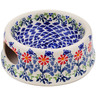Polish Pottery Pet Bowl 6&quot; Last Summer Flowers