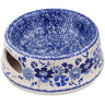 Polish Pottery Pet Bowl 6&quot; Periwinkle Sweetness UNIKAT
