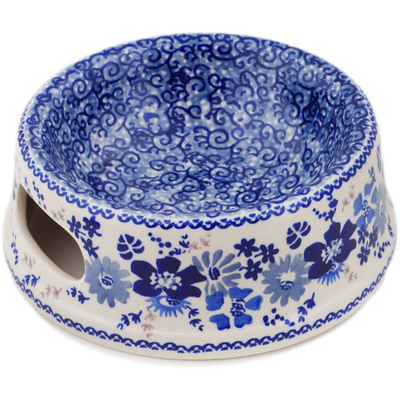 Polish Pottery Pet Bowl 6&quot; Periwinkle Sweetness UNIKAT
