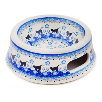 Polish Pottery Pet Bowl 7&quot;