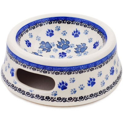 Polish Pottery Pet Bowl 7&quot;