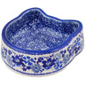 Polish Pottery Pet Bowl 7&quot; Periwinkle Sweetness UNIKAT