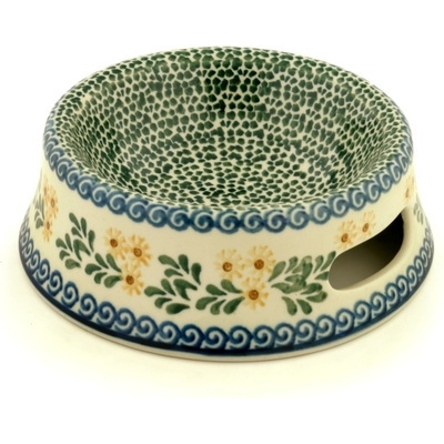 Polish Pottery Pet Bowl 7&quot; Summer Day