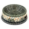 Polish Pottery Pet Bowl 8" Dancing Tulips