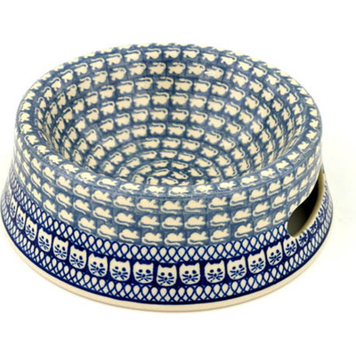 Polish Pottery Pet Bowl 8&quot;