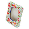 Polish Pottery Picture Frame 6" Precious Pentas UNIKAT