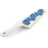 Polish Pottery Pie and Cake Server 10&quot; Blue Rose
