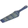 Polish Pottery Pie and Cake Server 10&quot; Daises And Tall Grass UNIKAT