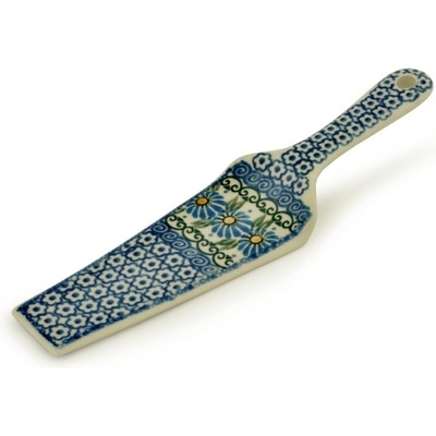 Polish Pottery Pie and Cake Server 10&quot; Marigold Morning