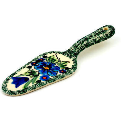 Polish Pottery Pie and Cake Server 7&quot; Evangeline UNIKAT