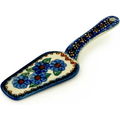 Polish Pottery Pie and Cake Server 7&quot;