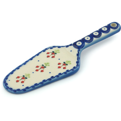 Polish Pottery Pie and Cake Server 8&quot;
