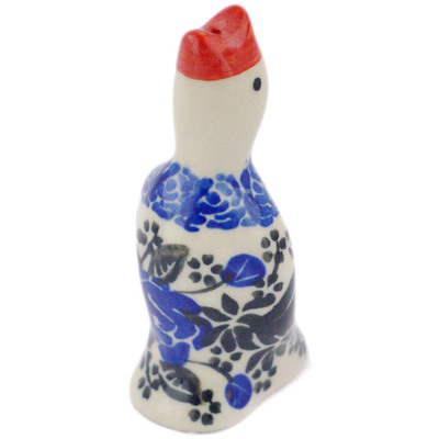 Polish Pottery Pie Bird 3&quot; Midnights