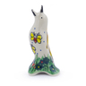 Polish Pottery Pie Bird 4&quot; Bee Happy UNIKAT
