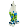 Polish Pottery Pie Bird 4&quot; Buquet Azul UNIKAT