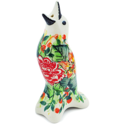 Polish Pottery Pie Bird 4&quot; Summer In The 60&#039;s UNIKAT