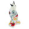 Polish Pottery Pie Bird 4&quot; Sweet Floral Bliss UNIKAT