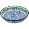 Polish Pottery Pie Dish 10&quot; Limeberry