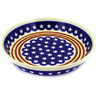 Polish Pottery Pie Dish 10&quot; Stars And Stripes