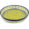 Polish Pottery Pie Dish 10" Sunshine