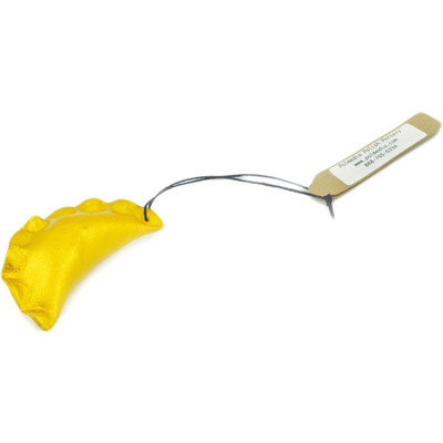 Plastic Pierogi Ornament Gold