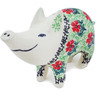 Polish Pottery Pig Figurine 5&quot; Maraschino