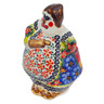 Polish Pottery Piggy Bank Housekeeper Bright Beauty UNIKAT