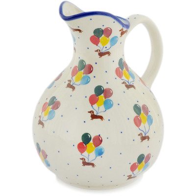 Polish Pottery Pitcher 10 Cup