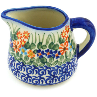 Polish Pottery Pitcher 10 oz Blissful Daisy