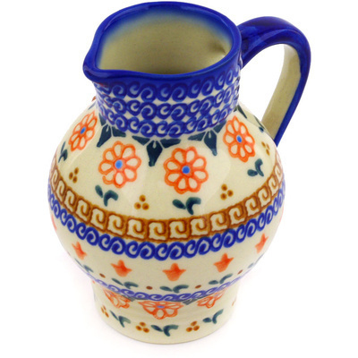 Polish Pottery Pitcher 11 oz Amarillo