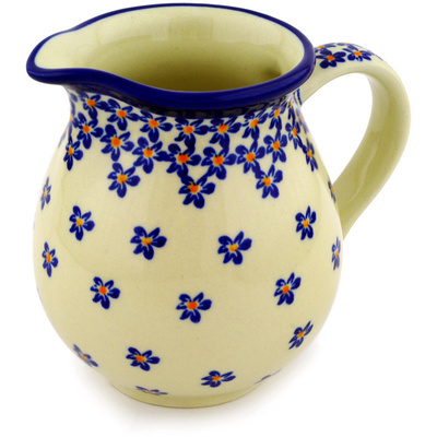 Polish Pottery Pitcher 15 oz Remember Me