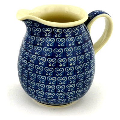 Polish Pottery Pitcher 17 oz