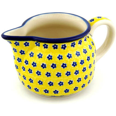 Polish Pottery Pitcher 24 oz Sunshine