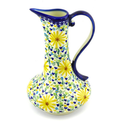 Polish Pottery Pitcher 27 oz UNIKAT