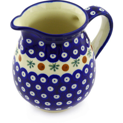Polish Pottery Pitcher 29 oz Mosquito
