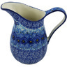 Polish Pottery Pitcher 3&frac12; Cup Deep Winter UNIKAT