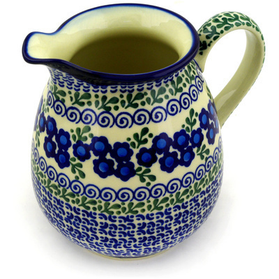 Polish Pottery Pitcher 3&frac12; cups