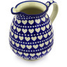 Polish Pottery Pitcher 3&frac12; cups Heart To Heart