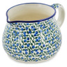 Polish Pottery Pitcher 34 oz Blueberry Vine