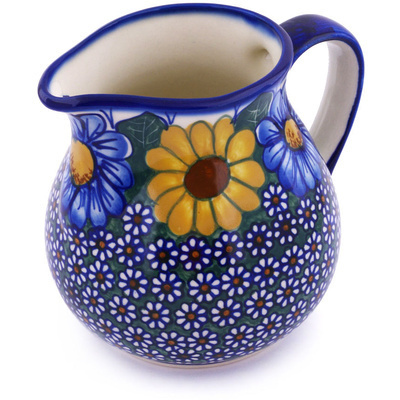 Polish Pottery Pitcher 37 oz UNIKAT